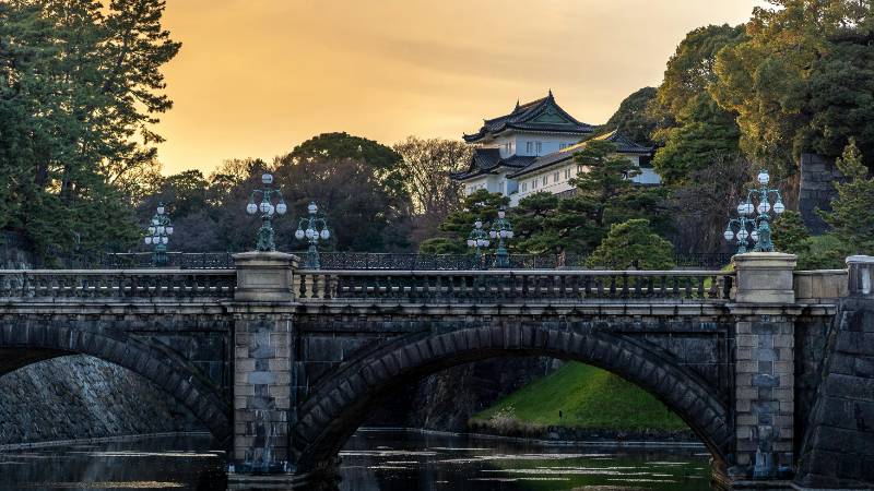 A beautiful and tranquil traditional Japanese garden in Tokyo