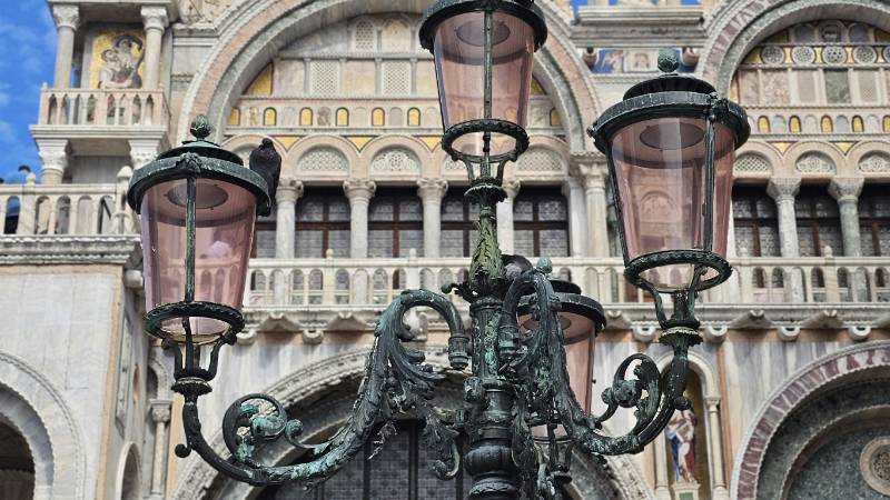 The magnificent St. Mark's Square in Venice with St. Mark's Basilica and Doge's Palace